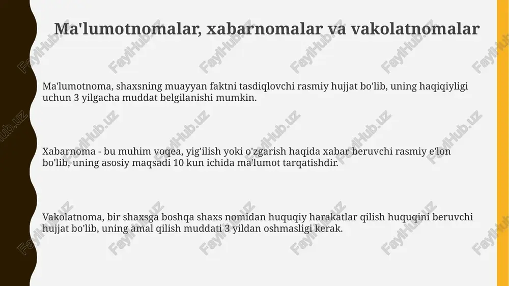 malumotaxborothujjatlaribildirishnomaishonchnomahisobote'lon - Page 3