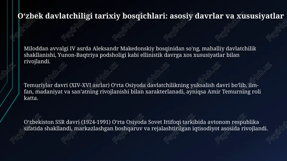 o'zbek davlatchiligining tarixiy bosqichlari - Page 3