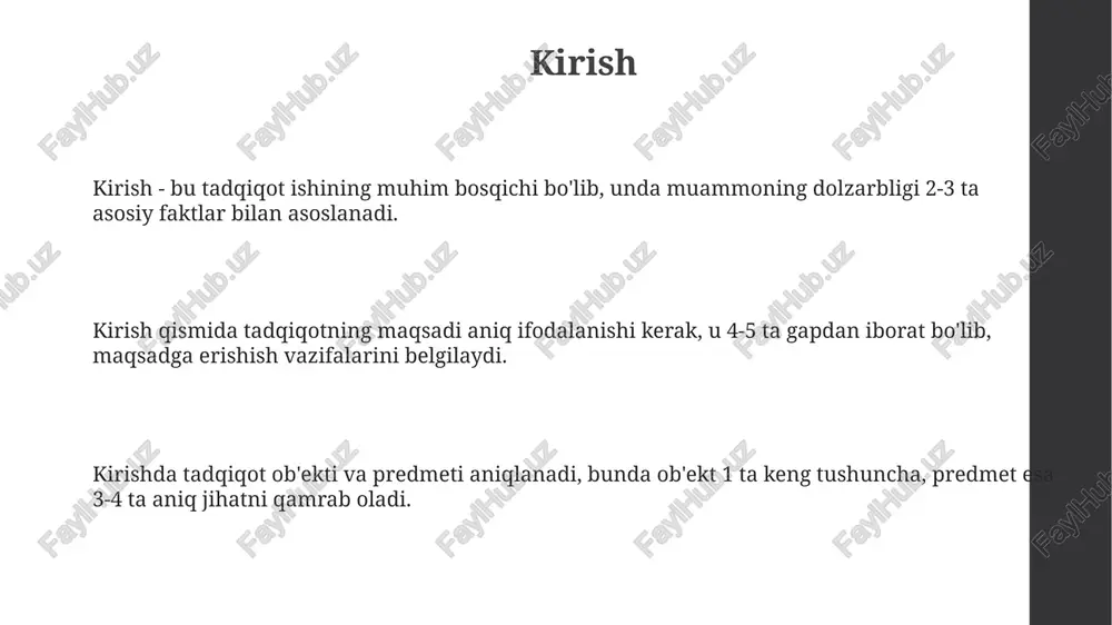 avom etishi va doimiy nazoratni talab qiladi. ma'naviy-axloqiy tarbiya usullari va vositalari bahs-munozaralar usuli orqali, 10-11 sinf o'quvchilarining 4 ta muhim ijtimoiy muammoga nisbatan shaxsiy pozitsiyasini shakllantirish va mustahkamlash mumkin. “ibratli hikoyalar” metodidan foydalanish orqali, 5-9 sinf o'quvchilarida 3 ta asosiy axloqiy fazilatni – halollik, adolat va mehr-oqibatni shakllantirish mumkin. “rollarda o'ynash” usuli, 1-4 sinf o'quvchilari uchun 2 ta asosiy ijtimoiy ko'nikmani – hamkorlik va empatiyani rivojlantirishga yordam beradi. talabalarda vatanparvarlik tuyg'usini shakllantirish yosh avlodda vatanparvarlikni shakllantirish - bu milliy g'ururni oshirish, o'zbekiston tarixini chuqur o'rganish va uning 30 yillik mustaqilligini qadrlash demakdir. vatanparvarlik tarbiyasi davlat ramzlari, jumladan, gerb, bayroq va madhiyani hurmat qilish, shuningdek, 1991-yildan beri erishilgan yutuqlarni anglash orqali rivojlanadi. ma'naviy-axloqiy tarbiya jarayonida “milliy tiklanishdan – milliy yuksalish sari” g'oyasini singdirish, yoshlarning vatanga bo'lgan sadoqatini 2 barobar oshiradi. talabalarda milliy g'urur va o'zlikni anglashni rivojlantirish milliy g'ururni rivojlantirishda 1991-yilda o'zbekiston mustaqilligi e'lon qilinishi muhim ahamiyatga ega bo'lib, bu …