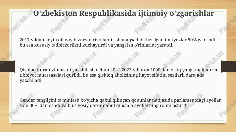 o'zbekiston respublikasidagi ijtimoiy o'zgarishlar - Page 3
