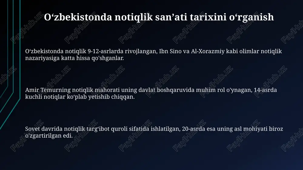 oʻzbekistonda notiqlik san'ati tarixini o'rganish - Page 3