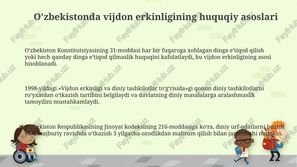 o'zbekistonda vijdon erkinligi - Page 3