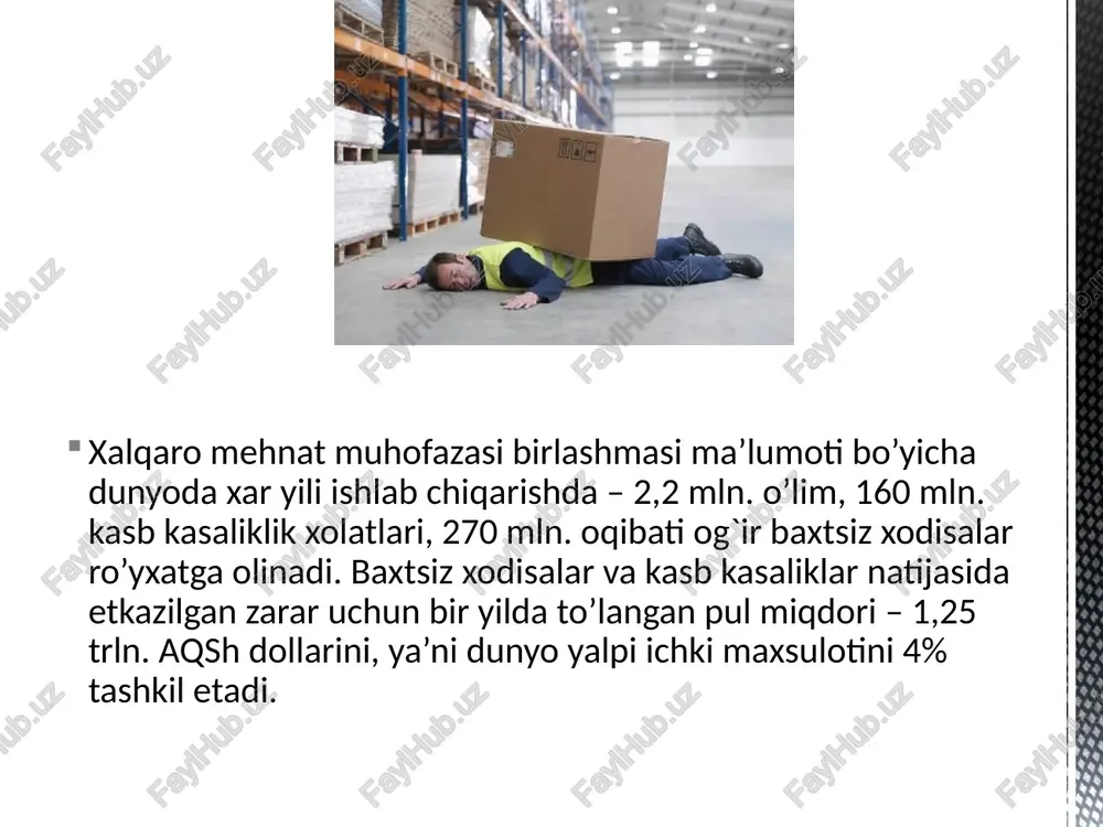 i; bu muddat o`tgandan so`ng ular yangilanadi va qayta ko`rib chiqiladi. mxsm standartlari umumdavlat, tarmoq respublika miqyosida bo`lishi mumkin. ushbu standartlarni hamma vazirliklar, idoralar, korxona va muassasalar bajarishga majbur. ularga amal qilmaganlar qonun yo`li bilan jazolanadilar. image2.png image3.jpeg image4.jpeg image5.jpeg image6.jpeg image7.jpeg image8.jpeg image9.jpeg image1.png /docprops/thumbnail.jpeg