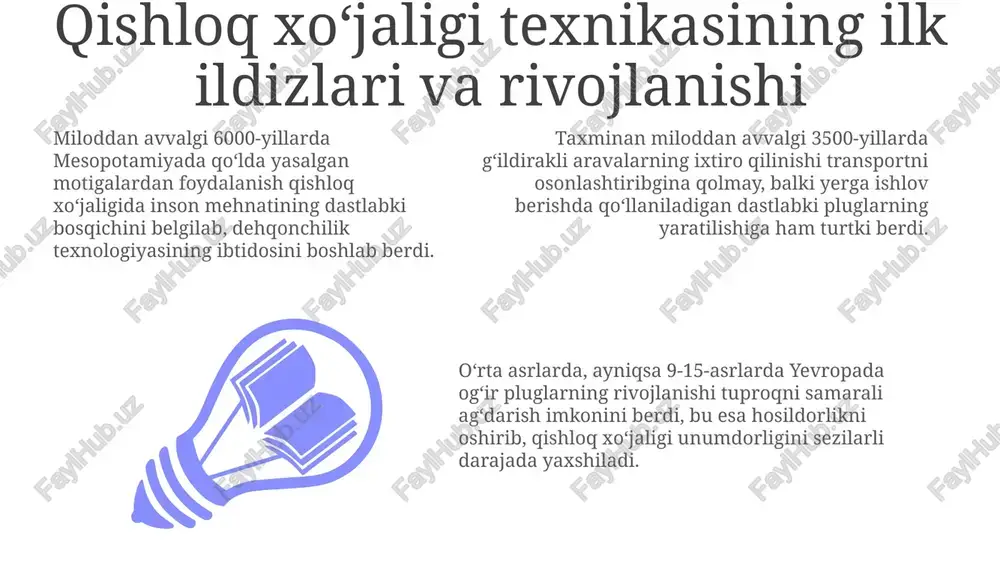 qishloq xo‘jaligi mashinalarining yaratilish tarixi - Page 3