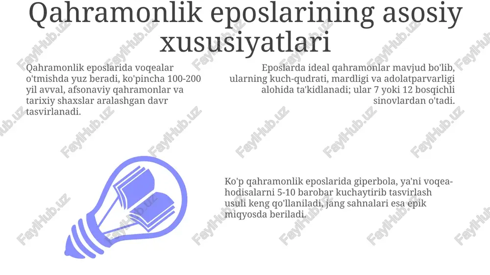 qahramonlik eposlarining xususiyati - Page 3