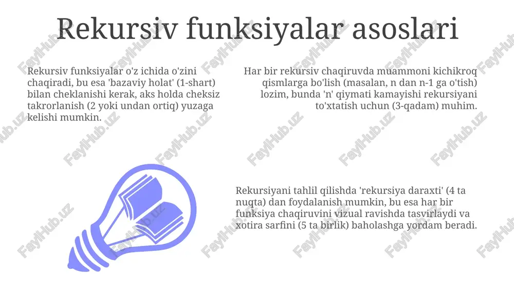 rekursiv funksiyalar - Page 3