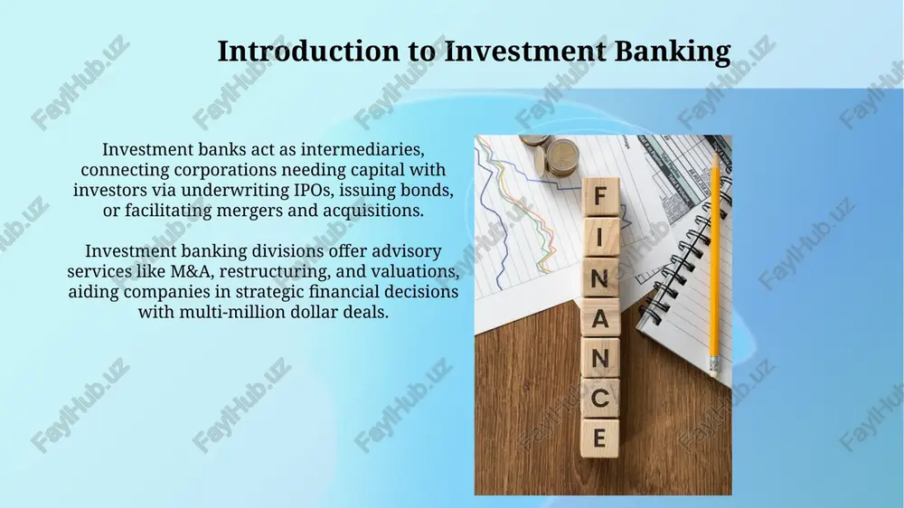 investment banking presentation - Page 3