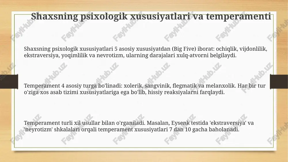 shaxsning psixologik xususiyatlari va temperamenti - Page 3