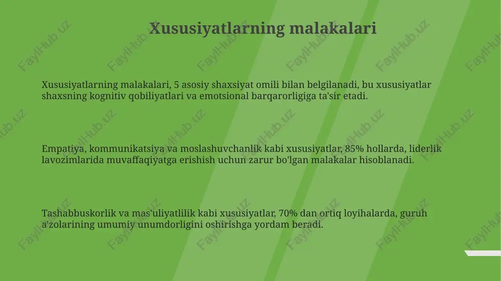 xususiyatlarning malakalari - Page 3