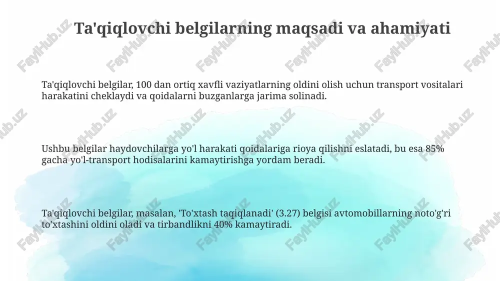 ta'qiqlovchi belgilar - Page 3