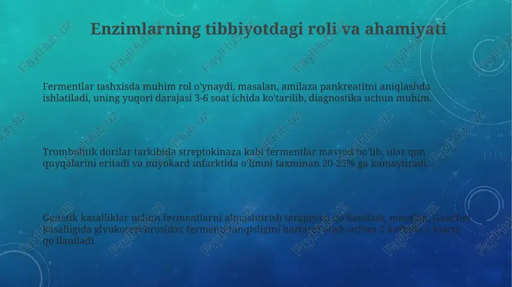 tibbiyotda fermentlarning qoʻllanishi - Page 3