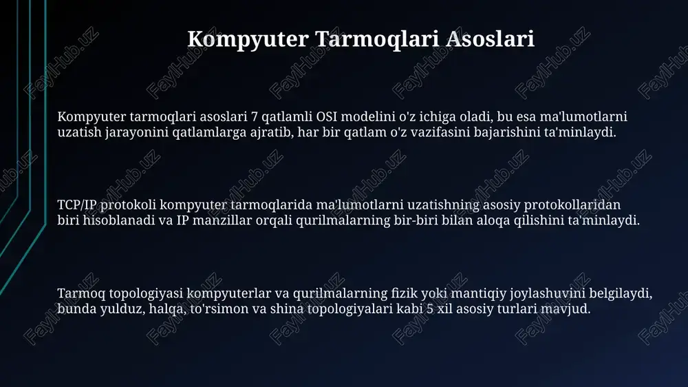kompyuter tarmoqlari asoslari - Page 3