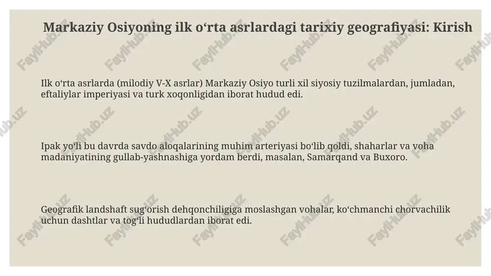 oʻrta osiyoning ilk oʻrta asrlardagi tarixiy geografiyasi - Page 3