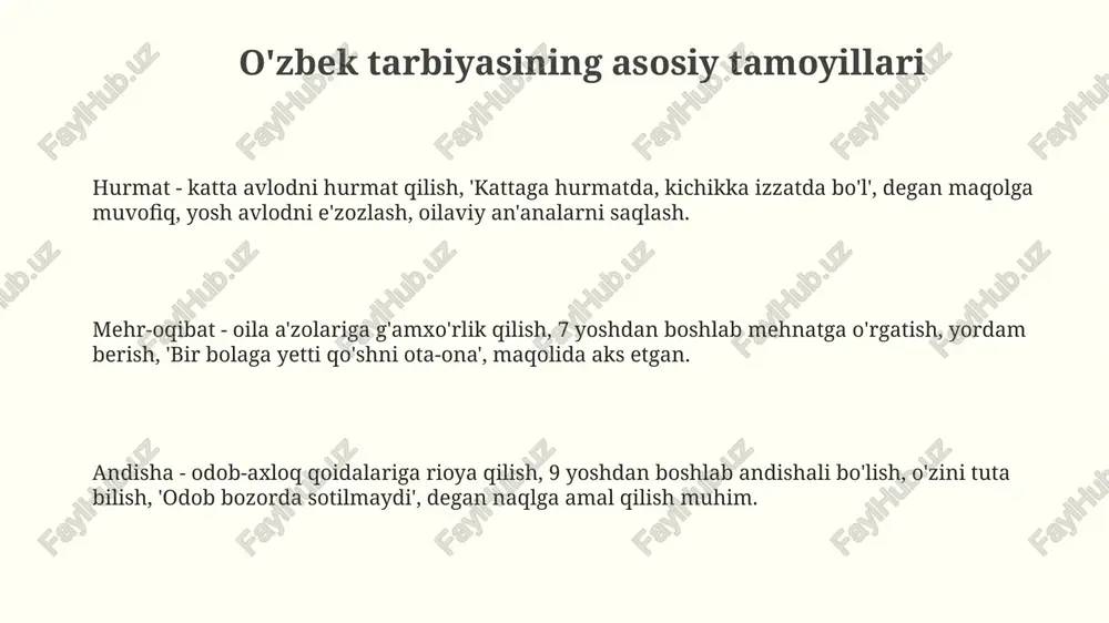 oʻzbekcha tarbiya tamoyillari - Page 3