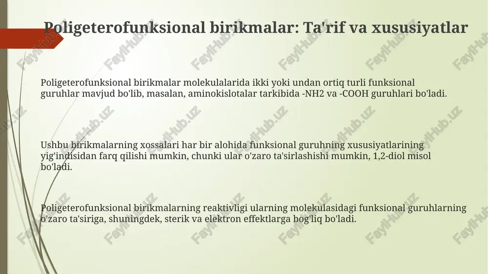 poligeterofunksional birikmalar - Page 3