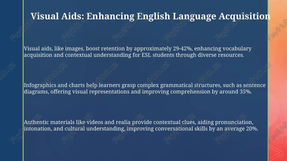 role of visual aids in learning english - Page 3