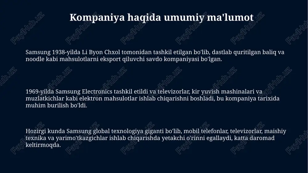 samsung kompaniyasi - Page 3