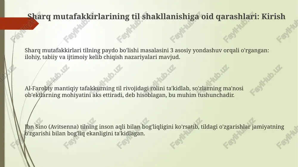 sharq mutafakkirlarining til shakllanishiga oid qarashlari - Page 3