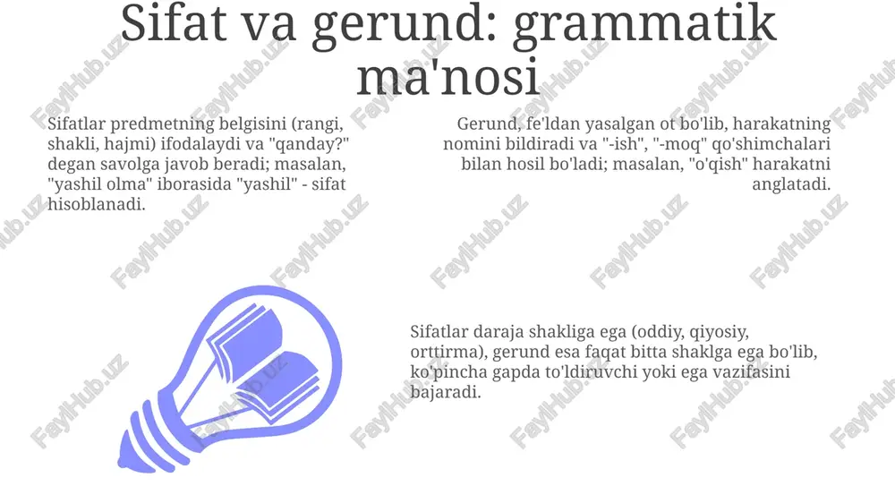 sifat va gerund: grammatik ma'nosi - Page 3