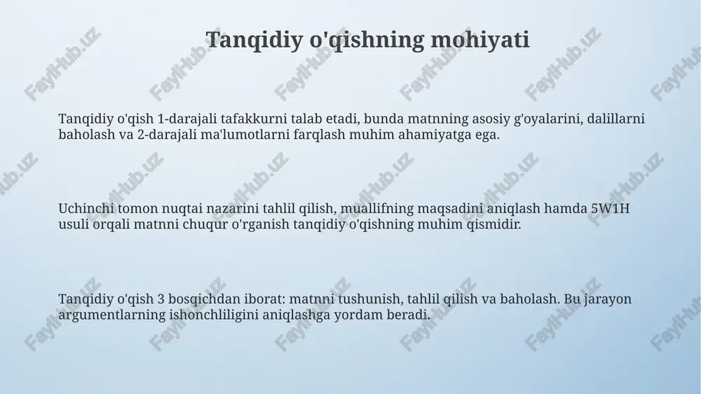 tanqidiy o‘qish va eslatmalar bilan ishlash (note-taking) - Page 3