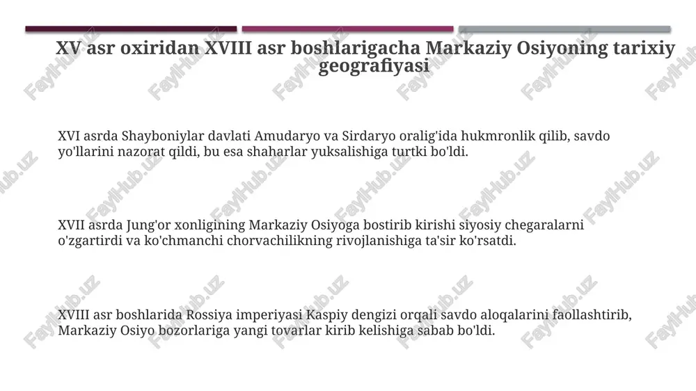xv asr oxiri xviii asr boshlarida oʻrta osiyo tarixiy geografiyasi - Page 3