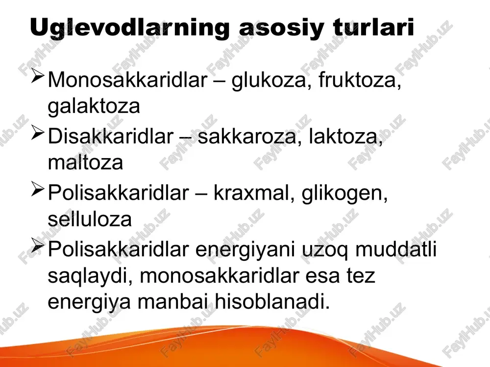 uglevodlar almashinuvi va ularning funksiyalari - Page 3