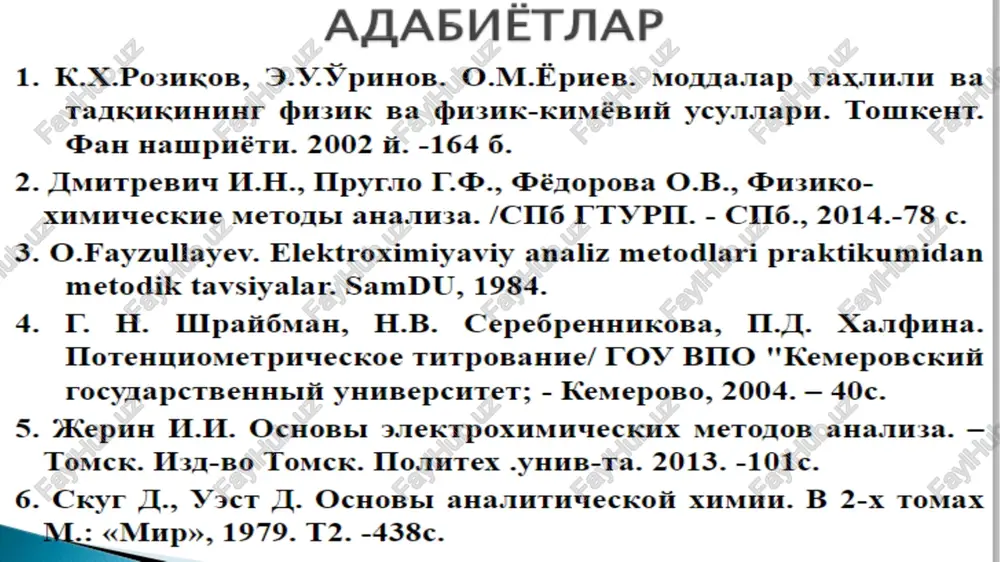 potentsiometriya va potentsiometrik titrlash - Page 3