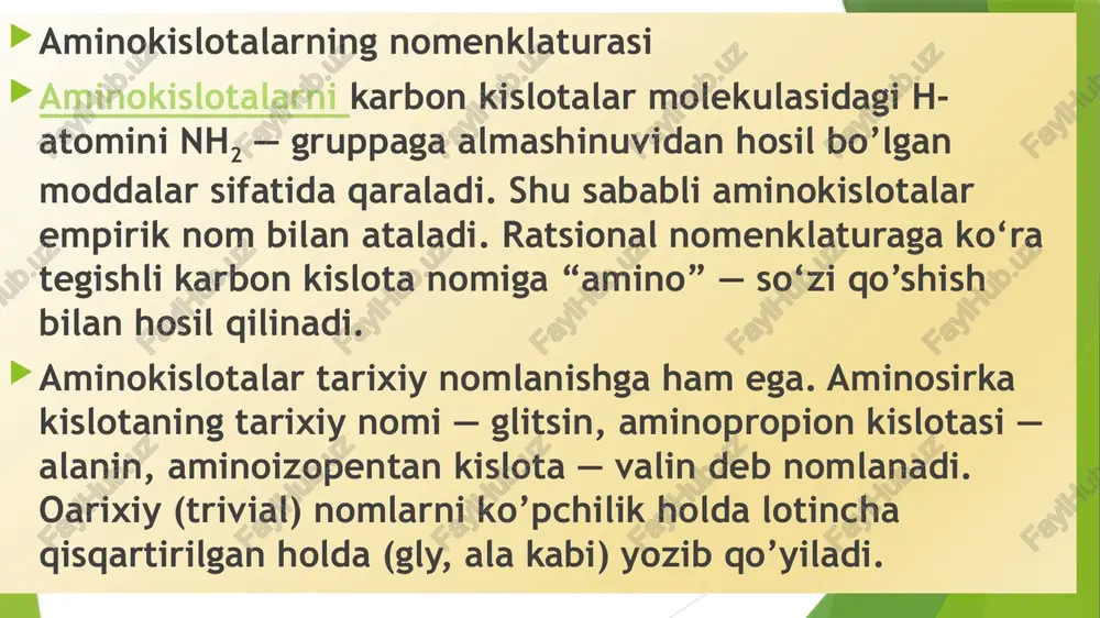 , mineral moddalarning yetishmasligi manfiy azotli balans bo’lishiga, ya'ni, organizmdan chiqadigan azot miqdorining unga kiradigan miqdoridan oshib ketishiga olib keladi. manfiy azot balansining uzoq davom etishi organizmni halokatga olib keladi. oqsillarning biologik qiymatini limitlanadigan aminokislotani qo'shib yoki aminokislota miqdori yuqori bo'lgan komponent solib oshirish mumkin. masalan, 0,3-0,4% lizin qo'shib bug'doy oqsilining biologik qiymatini taxminan ikki martaga, 0,4% lizin va 0,7% triptofan qo'shib esa makkajo'xori oqsilining biologik qiymatini ikki martaga oshirish mumkin. hayvon va o'simlik oqsillari organizm tomonidan bir xilda hazm qilinmaydi. agar sut, sut mahsulotlari, tuxum oqsillari 96% ga, go'sht va baliq oqsillari 93- 95% ga hazm qilinsa, non oqsillari -62-86% ga, sabzavotlarniki - 80 % ga, kartoshka va ayrim dukkaklilarniki -70% ga hazm bo'ladi. oziq-ovqat mahsulotlarining ozuqaviy qiymatini oshirish uchun oqsil komponentlarining ulushini oshirish, uning aminokislota tarkibini balanslashtirish kerak. bu muammoni hal qilish yo'llaridan biri - oziq-ovqat ishlab chiqarishdagi oqsil saqlovchi chiqindilardan, masalan, yog'i ajratib olingan kunjara, go'sht va …