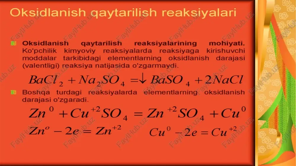 oksidlanish-qaytarilish reaktsiyalari - Page 3