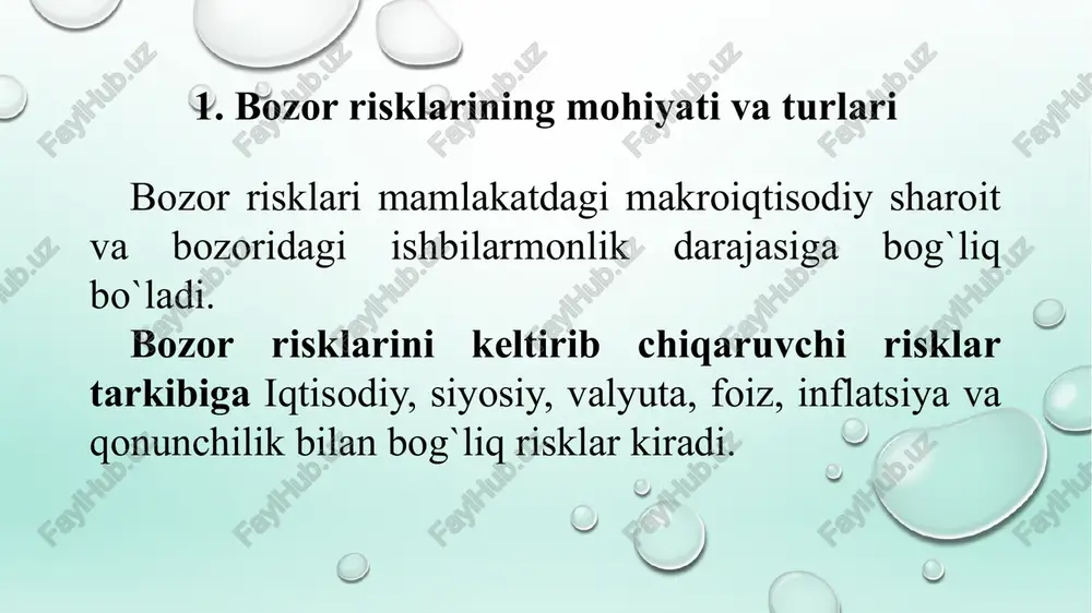 him elementlarni ham o’z ichiga oladi. jami daromad jami savdo hajmining puldagi qiymatini anglatadi va u mahsulot birligi narxining sotilgan mahsulot miqdoriga ko’paytirish orqali aniqlanadi. ishlab chiqarish hajmi esa firmaning faollik darajasini bildiradi va uni birlik miqdorda yoki pulda ifodalash mumkin. zararsizlik nuqtasini topish: ishlab chiqarilgan mahsulot birligi nuqtayi nazaridan zararsizlik nuqtasini topishning bir necha usullari bor. bu usullarning barchasi hozirgina ta’kidlab o’tilgan zararsizlik modelining muhim elementlariga asoslanadi. zararsizlik modeli firmaning daromadlar to’g’risidagi hisobotini quyida berilgan formula ko’rinishida ifodalashni talab etadi: 17 ishlab chiqarilgan mahsulot birligi asoslanadigan boʼlsak, barcha mahsulot sotilishi mumkin boʼlgan narx va mahsulot birligiga toʼgʼri keluvchi oʼzgaruvchan xarajatni koʼrsatib oʼtish zarur. chunki zararsizlik modelida oʼrganiladigan foyda tushunchasi ebitni bildiradi, biz esa foyda soʼzi oʼrniga ushbu qisqartmani qoʼllaymiz. mahsulot birligi jihatidan, (1) formulada keltirilgan daromadlar toʼgʼrisidagi hisobot ebit ni nolga tenglash orqali zararsizlik modeliga aylanadi: =0 (2) endi bizning vazifamiz (2) tenglama, yaʼni ebit=0 shartni qanoatlantiruvchi ishlab chiqarilishi …