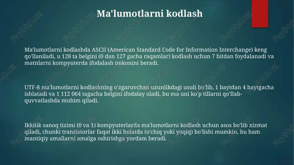 ma'lumotlarni kodlash - Page 3