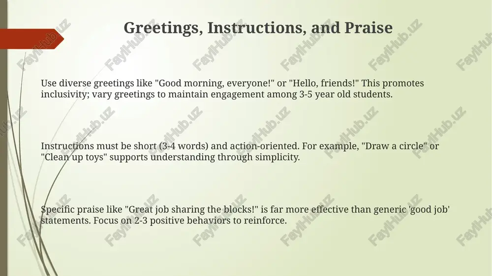 classroom language: useful english phrases for preschool teachers - Page 3