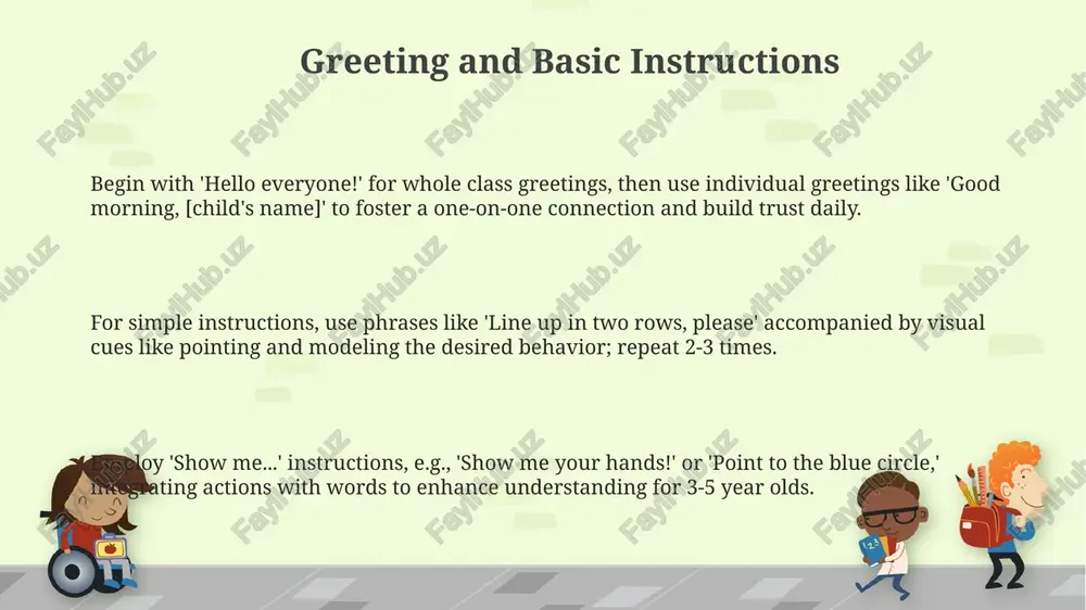 classroom language: useful english phrases for preschool teachers - Page 3