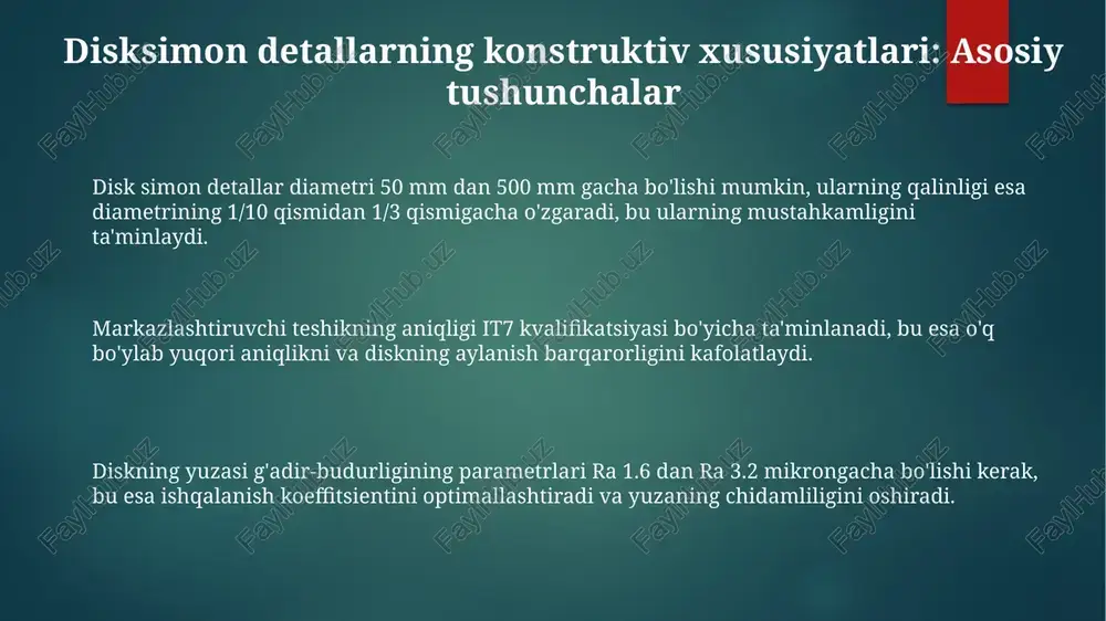 disksimon detallarning konstruktivoʻzigaxosligi - Page 3