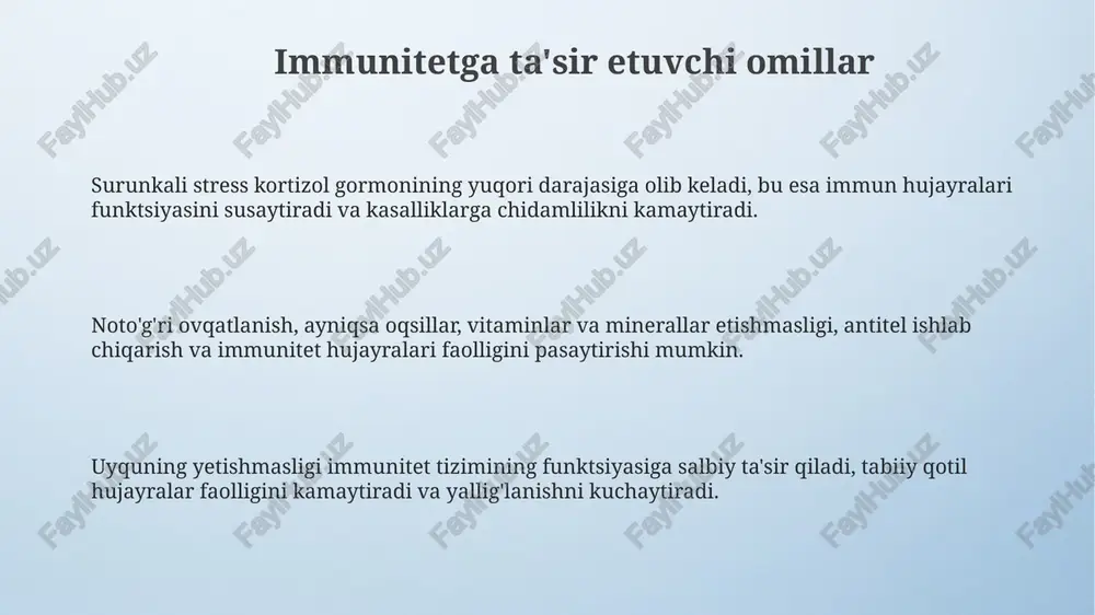 immunitetga ta'sir etuvchi vositalar.vitaminlar. - Page 3