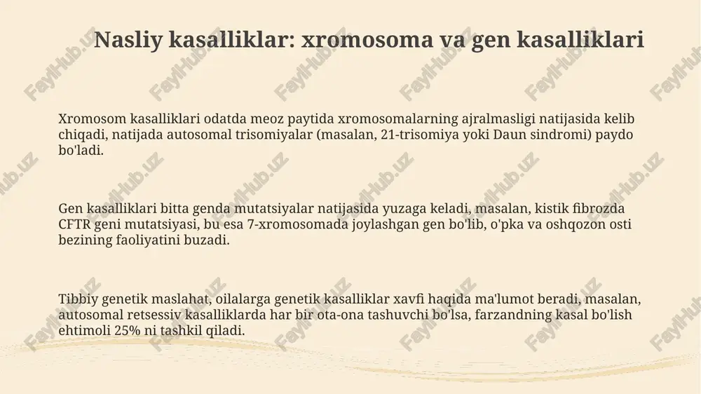 irsiy kasalliklar va tibbiy genetik - Page 3