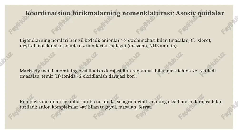koordinatsion birikmalarning nomenklaturasi - Page 3