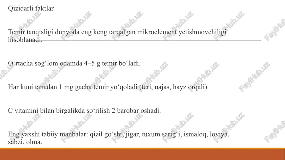 arda juda katta rol o'ynaydi, shuningdek odam organizmida ayniqsa gemoglobin xosil bo'lishi uchun zarur bo'lgan kerakli element xisoblanadi. image2.png image3.png image4.jpeg image5.jpeg image6.jpeg image7.jpeg image8.jpeg image9.jpeg image10.jpeg image11.png image12.png image13.png image14.png image15.png image16.png image17.png image18.png image19.png /docprops/thumbnail.jpeg