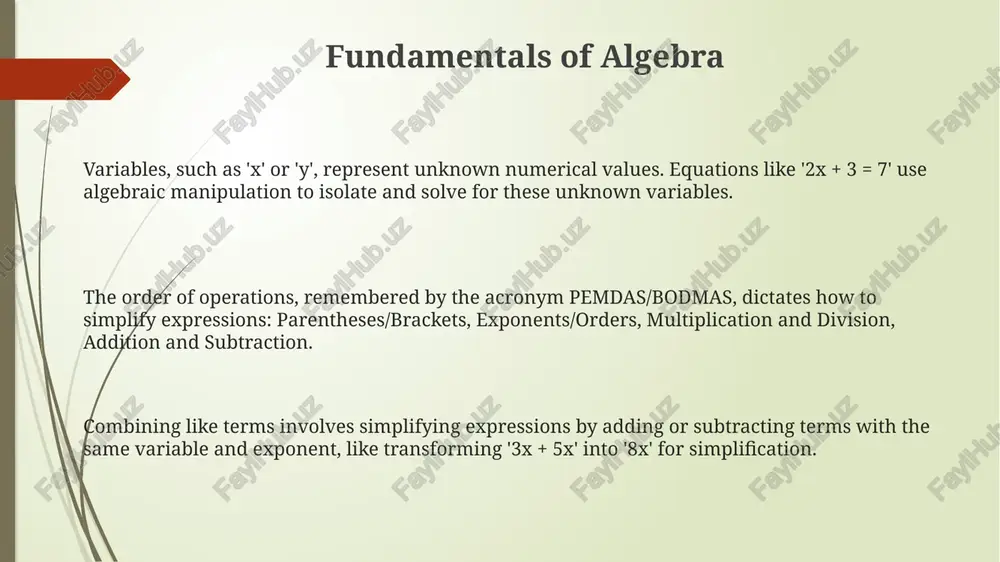 fundamentals of algebra - Page 3