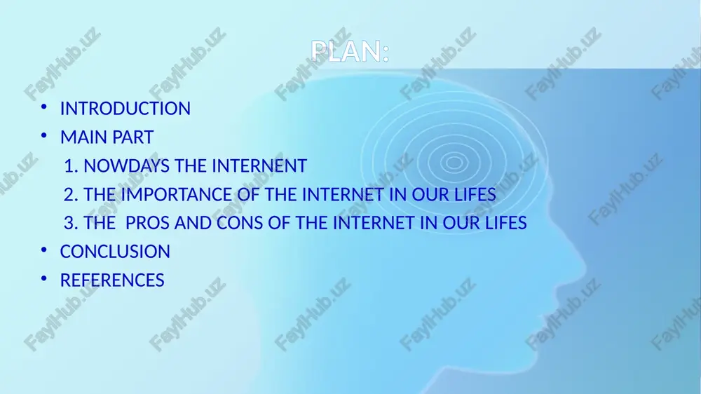 sence, site and website. internet telephony - is the technology associated with the electronic transmission of voice, fax, or other information between.. questions: 1. where did the internet come from? 2.when did internet appear? 3. who created it? conclusion the internet and virtual reality will never be able to replace real relationships between people. many friends tell that computer is their best friend. we can't understand how a nothing-feeling machine can be somebody's friend. in concusion, we'd like to say that computes and the internet are splendid medium if getting information and communication but nobody and nothing is able to replace our devoted friends, family and other vital values. 1. https://searchunifiedcommunications.techtarget.com 2. https://yandex.ru/search 3. https://www.w3.org/people/frystyk/thesis/internet.html 4. https://www.informationq.com/about-the-internet 5. english dictionary references: image1.png image2.jpeg image3.jpeg image4.jpeg image5.jpeg image6.jpeg image7.jpeg image8.jpeg image9.jpeg image10.jpeg image11.jpeg image12.jpeg image13.jpeg image14.jpeg image15.jpeg image16.jpeg image17.jpeg image18.jpeg image19.png image20.jpeg image21.jpeg image22.jpeg image23.png image24.jpeg image25.png image26.jpeg /docprops/thumbnail.jpeg