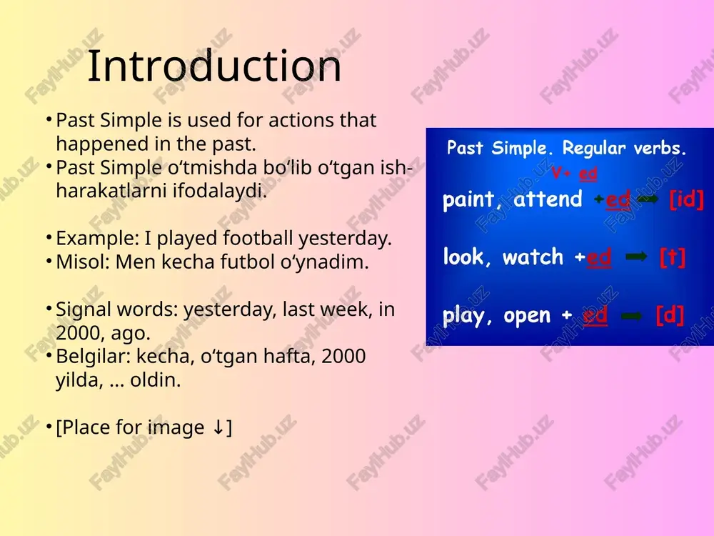 past simple tense - Page 3
