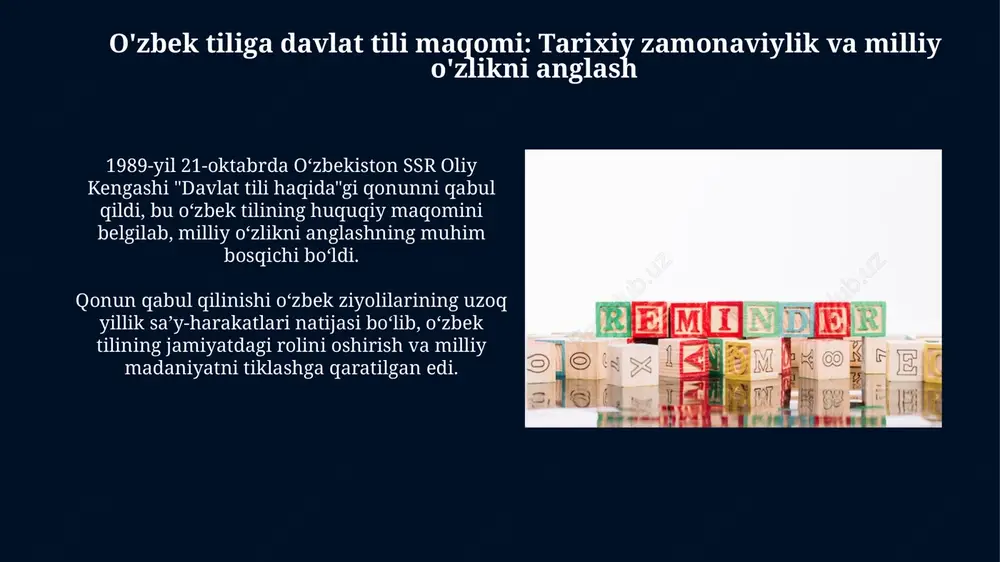 o'zbek tiliga davlat tili maqomi - Page 3
