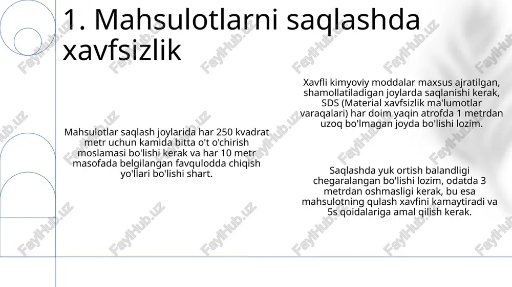 mahsulotlarni saqlash va transportdagi xavfsizlik - Page 3