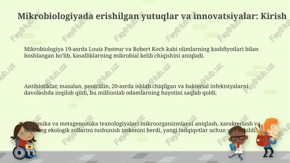 mikrabiologiyada erishilgan yutuqlar va yangiliklar - Page 3