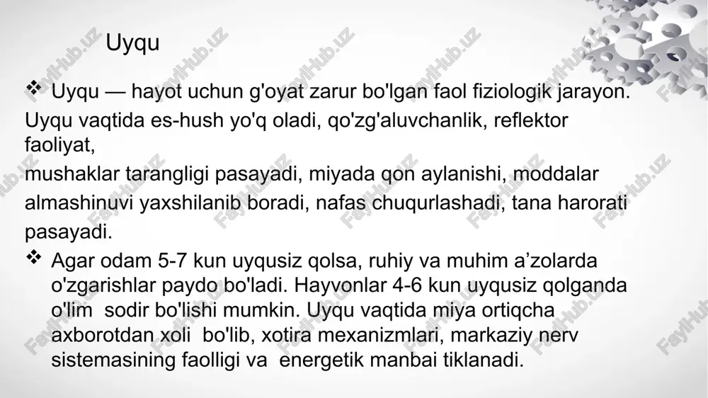 jigar fermentlarini induktsiya qilish uchun giperbilirubinemiyada — gemolitik anemiyada qo'llanadi. nojo’ya ta’sirlari barbituratlar qo'llanganda allergik jarayonlar bo'lishi, bemor sarg'ayib ketishi (fenobarbital qo'llanganda), tana harorati ko'tarilishi mumkin. barbituratlar uxlatuvchi modda sifatida qo'llanganda uyqu davrlariga ta’sir ko'rsatib, «tez uyquga ketish» muddatini kamaytirishi mumkin, shu tufayli bu moddalar qo'llanishdan to'xtatilganda esa bir necha hafta ichida «tez uyquga ketish» muddati uzayishi mumkin. bu holat «qaytar» fenomen deb ataladi, ko'p tush ko’rish, «tez» paradoksal uyquga xos belgilar kuzatiladi. barbituratlar miqdori oshib ketganda (joniga qasd qilish uchun yoki bolalar bilmasdan ko'p ichib qo'yganda) o'tkir zaharlanish ro'y beradi. bunda markaziy nerv sistemasi falajlanib boradi, komatoz narkozning uchinchi davriga o'xshagan holat kelib chiqadi: es-hush yo'qoladi, reflektor faoliyat pasayib ketadi, uzunchoq miyada joylashgan nafas va qon tomir markazlari falajlanib boradi, qon bosimi pasayadi. qon bosimining pasayishi faqat markaziy nerv sistemasiga bo’lgan ta’sir bilan bog'liq emas, chunki barbituratlar katta miqdorda to‘g ‘ridan-to‘g‘ri yurakka, qon tomirlarga ta’sir etishi, simpatik gangliylaridan tomirlami …