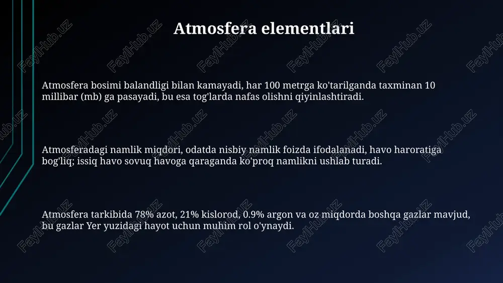 atmosfera elementlari va yogʻingarchilik - Page 3