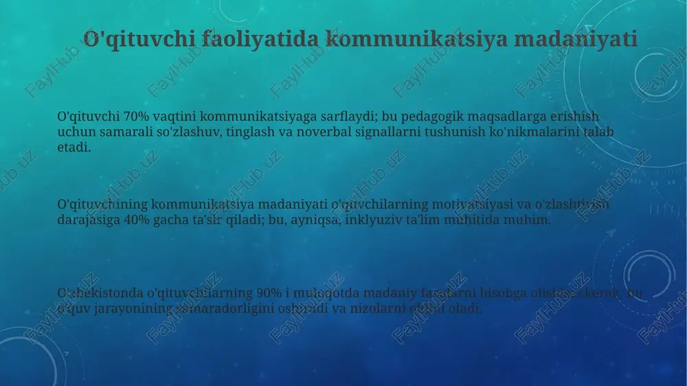 o'qituvchi faoliyatida kommunikatsiya madaniyati - Page 3