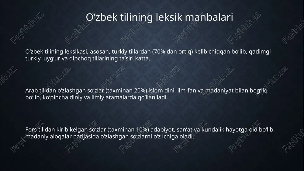 oʻzbek tilining leksik manbalari - Page 3