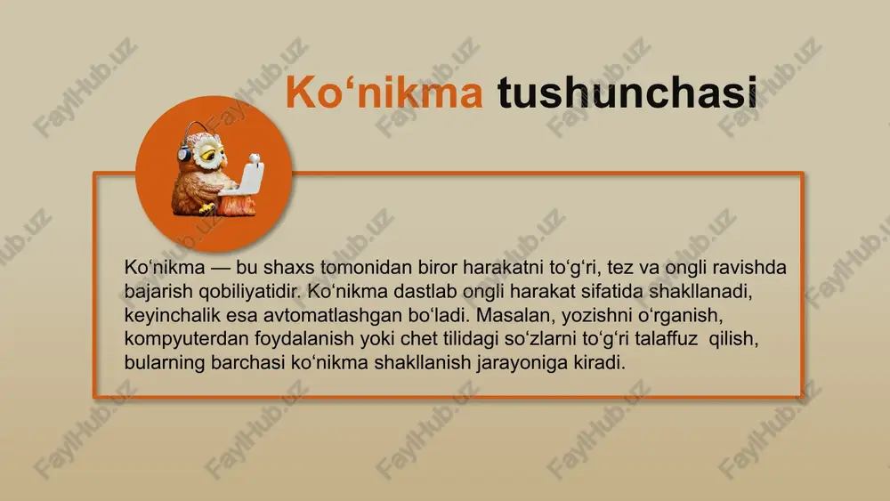 ko‘nikma, malaka va odatlarning shakllanishi - Page 3