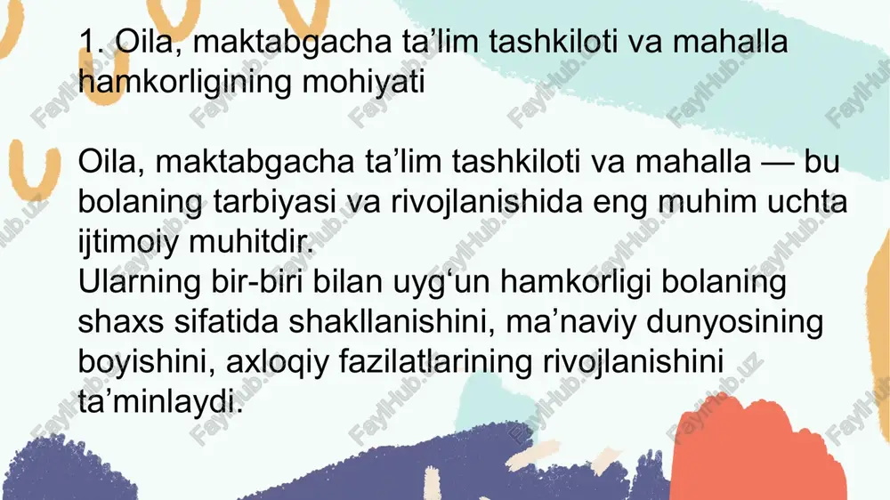 oila, maktabgacha ta'lim tashkiloti va mahallaning hamkorligi - Page 3